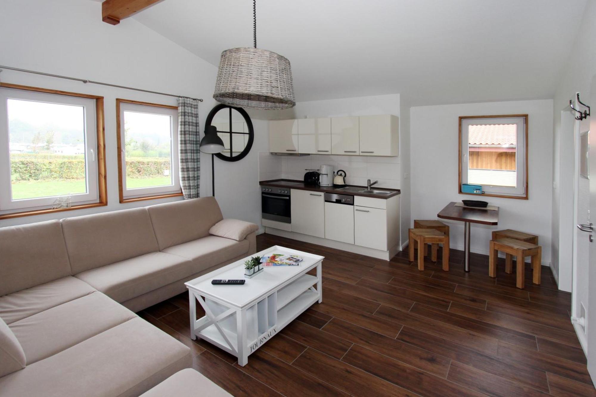Ferienhaus 4 Campingpark Waldesruh Behrensdorf Extérieur photo
